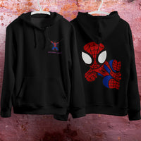 Spider Man Hoodie Casual Clothes Black White Khaki Hoodie Long Sleeve Hooded Pullover Personality Streetwear Black 3