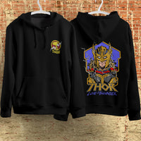 Lusy Store Thor Hoodie Casual Clothes Black White Khaki Hoodie Long Sleeve Hooded Pullover Personality Streetwear Hoodies &amp; Sweatshirts