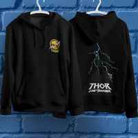 Lusy Store Thor Hoodie Casual Clothes Black White Khaki Hoodie Long Sleeve Hooded Pullover Personality Streetwear Hoodies &amp; Sweatshirts