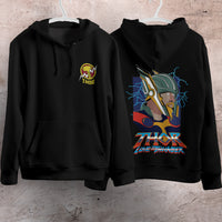 Lusy Store Thor Hoodie Casual Clothes Black White Khaki Hoodie Long Sleeve Hooded Pullover Personality Streetwear Hoodies &amp; Sweatshirts