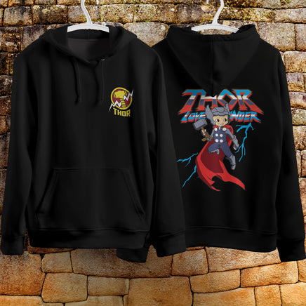 Lusy Store Thor Hoodie Casual Clothes Black White Khaki Hoodie Long Sleeve Hooded Pullover Personality Streetwear Hoodies &amp; Sweatshirts