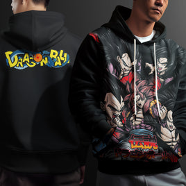 Dragon Ball Z Hoodie Goku Coat Unique Personality Many Sizes For Men Boy Kid Clothes DBP-13 Black