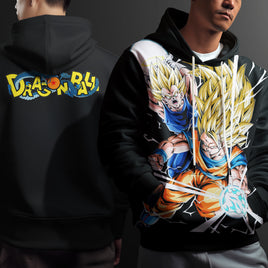 Dragon Ball Z Hoodie Goku Coat Unique Personality Many Sizes For Men Boy Kid Clothes DBP-14 Black