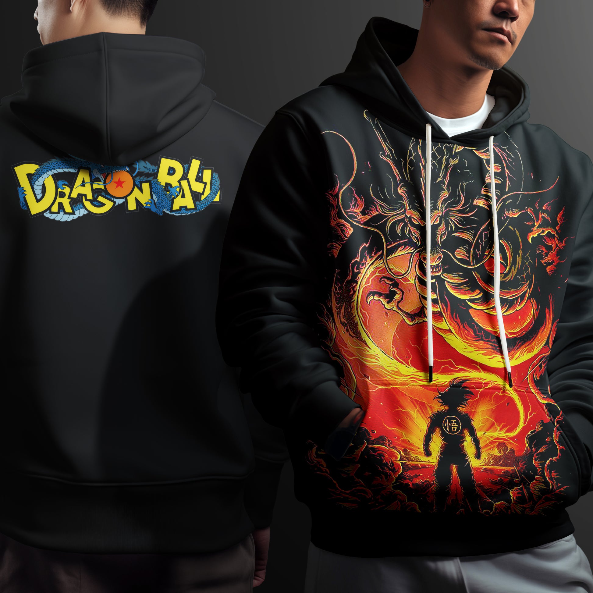 Lusy Store Dragon Ball Z Hoodie Goku Coat Unique Personality Many Sizes For Men Boy Kid Clothes DBP-16 Hoodies &amp; Sweatshirts