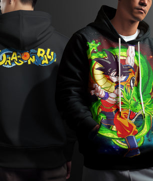 Lusy Store Dragon Ball Z Hoodie Goku Coat Unique Personality Many Sizes For Men Boy Kid Clothes DBP-19 Hoodies & Sweatshirts