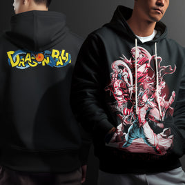 Dragon Ball Z Hoodie Majin Buu Coat Unique Personality Many Sizes For Men Boy Kid Clothes DBP-20 Black