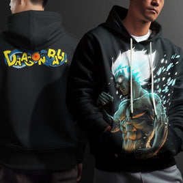 Dragon Ball Z Hoodie Vegeta Goku Coat Unique Personality Many Sizes For Men Boy Kid Clothes DBP-24 Black