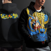 Dragon Ball Z Hoodie Goku Coat Unique Personality Many Sizes For Men Boy Kid Clothes DBP-9 Black