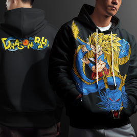 Dragon Ball Z Hoodie Goku Coat Unique Personality Many Sizes For Men Boy Kid Clothes DBP-9 Black