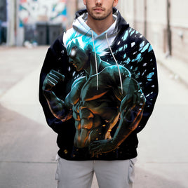 Dragon Ball Z Hoodie Colorful Vegeta Coat Unique Personality Many Sizes For Men Boy Kid Clothes DBP-24F Black