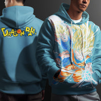 Dragon Ball Z Hoodie Goku Coat Unique Personality Many Sizes For Men Boy Kid Clothes DBP-14 Blue