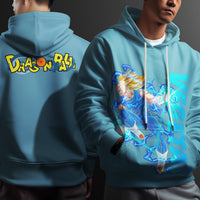 Dragon Ball Z Hoodie Vegeta Coat Unique Personality Many Sizes For Men Boy Kid Clothes DBP-22 Blue