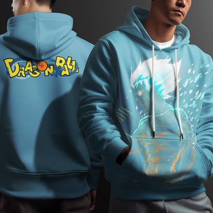 Dragon Ball Z Hoodie Vegeta Goku Coat Unique Personality Many Sizes For Men Boy Kid Clothes DBP-24 Blue