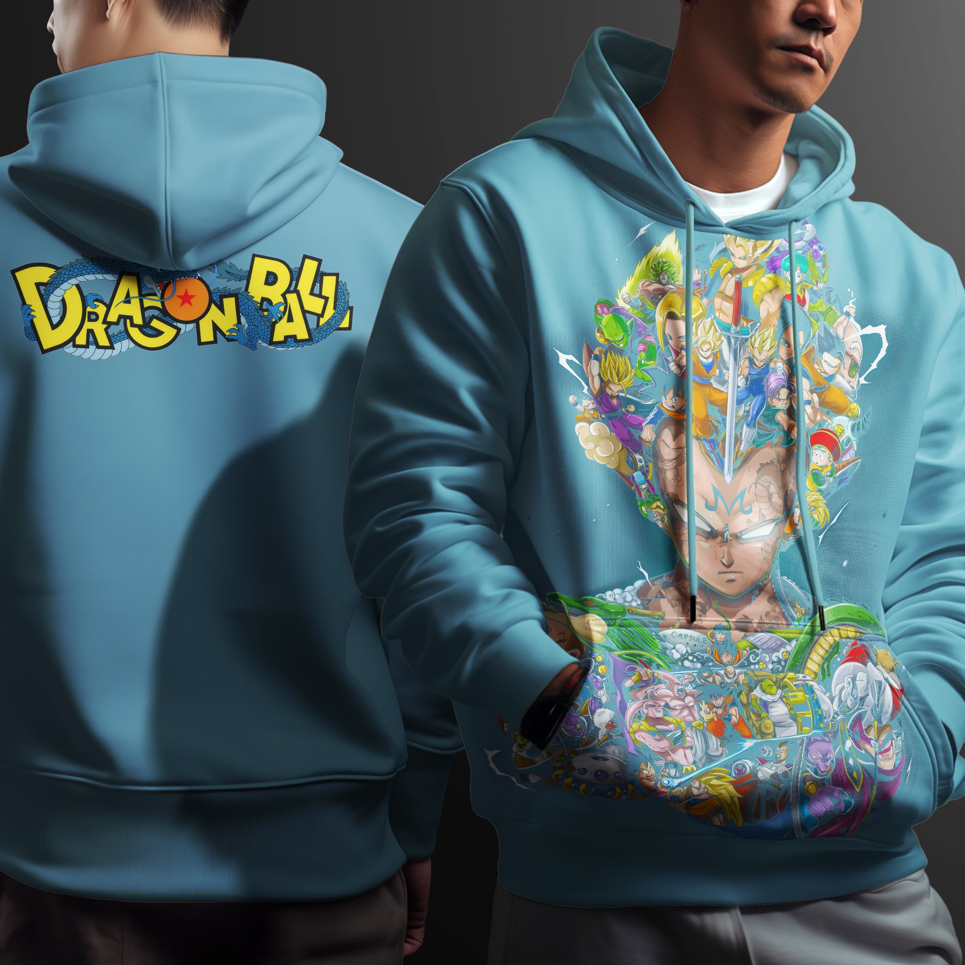 Lusy Store Dragon Ball Z Hoodie Vegeta Coat Unique Personality Many Sizes For Men Boy Kid Clothes DBP-6 Hoodies &amp; Sweatshirts