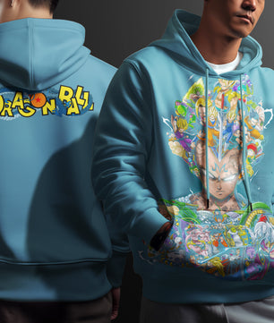 Lusy Store Dragon Ball Z Hoodie Vegeta Coat Unique Personality Many Sizes For Men Boy Kid Clothes DBP-6 Hoodies & Sweatshirts
