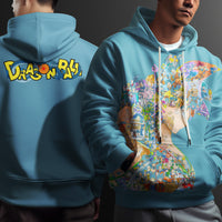 Dragon Ball Z Hoodie Goku Vegeta Coat Unique Personality Many Sizes For Men Boy Kid Clothes DBP-8 Blue