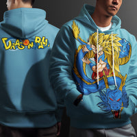 Dragon Ball Z Hoodie Goku Coat Unique Personality Many Sizes For Men Boy Kid Clothes DBP-9 Blue