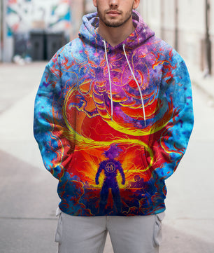 Lusy Store Dragon Ball Z Hoodie Colorful Goku Coat Unique Personality Many Sizes For Men Boy Kid Clothes DBP-16F Hoodies & Sweatshirts