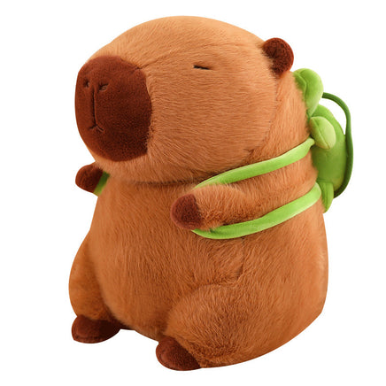 Calming Capibara Buddha Style Stuffed Toy for meditation corners at Lusy Store