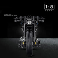 Lusy Store LLC 586-Piece Classic Motorbike Building Model Blocks Set Toys