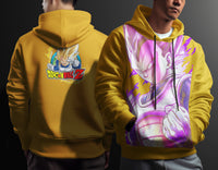 Dragon Ball Z Hoodie Vegeta Coat Unique Personality Many Sizes For Men Boy Kid Clothes Orange