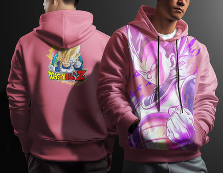 Dragon Ball Z Hoodie Vegeta Coat Unique Personality Many Sizes For Men Boy Kid Clothes Pink