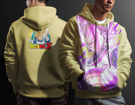 Dragon Ball Z Hoodie Vegeta Coat Unique Personality Many Sizes For Men Boy Kid Clothes DBP-1b Yellow