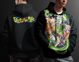 Dragon Ball Z Hoodie Goku Coat Unique Personality Many Sizes For Men Boy Kid Clothes DBP-2 Black