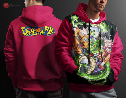 Dragon Ball Z Hoodie Goku Coat Unique Personality Many Sizes For Men Boy Kid Clothes DBP-2 Red