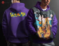 Dragon Ball Z Hoodie Goku Coat Unique Personality Many Sizes For Men Boy Kid Clothes DBP-3 Purple