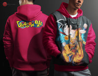 Dragon Ball Z Hoodie Goku Coat Unique Personality Many Sizes For Men Boy Kid Clothes DBP-3 Red