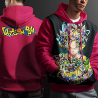 Dragon Ball Z Hoodie Goku Coat Unique Personality Many Sizes For Men Boy Kid Clothes DBP-4 Red