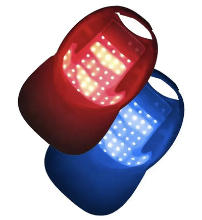 LM-K LED Hair Regrowth Cap – Red & Blue Light Therapy for Home Use Default Title