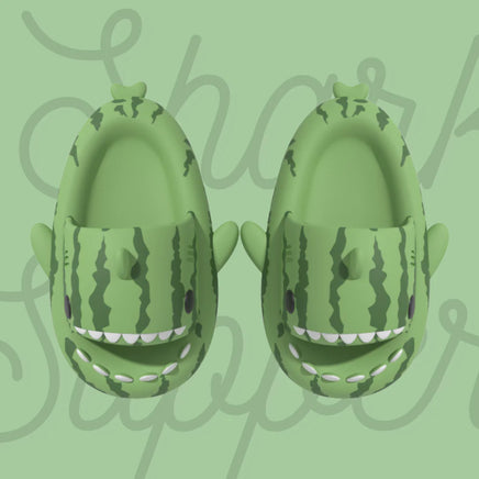 Melancia Shark Slippers! 25.5cm-26cm