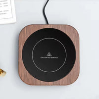 Versatile 110V/220V Electric Coffee Mug Warmer - Keep Your Drinks Hot with Our Stylish Heating Pad Coaster! Perfect for Tea, Milk, and More! - Lusy Store LLC 