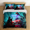 Epic Star Wars Fan Art Bedding Set - Vader vs Jedi, Digital Print Duvet Cover Lusy Store