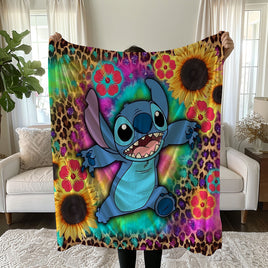 Stitch Blanket Cozy and Soft Throw Blankets Bed Sofa Gift For Pets Friends and Family 1 59x79 inch