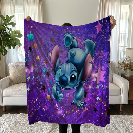 Stitch Blanket Cozy and Soft Throw Blankets Bed Sofa Gift For Pets Friends and Family 20 59x79 inch