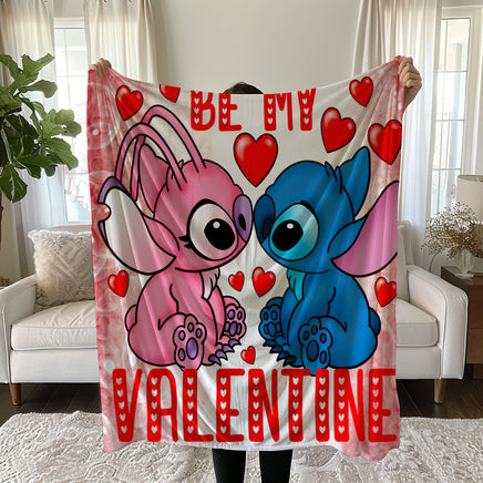 Stitch Blanket Cozy and Soft Throw Blankets Bed Sofa Gift For Pets Friends and Family 2 59x79 inch