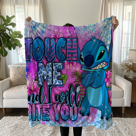 Stitch Blanket Cozy and Soft Throw Blankets Bed Sofa Gift For Pets Friends and Family 6 59x79 inch