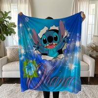 Stitch Blanket Cozy and Soft Throw Blankets Bed Sofa Gift For Pets Friends and Family 3 59x79 inch