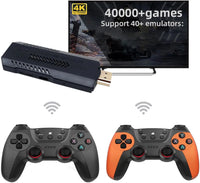 Lusy Store LLC X2 Ultra Retro Game Stick 4K, Plug and Play Video Gaming Console with 128G memory card Console