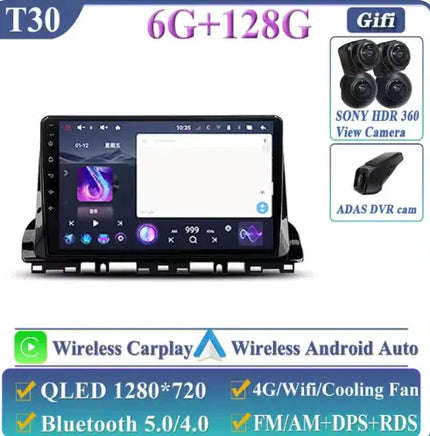 Car Radio Screen 6-128G 360