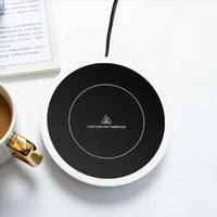 Versatile 110V/220V Electric Coffee Mug Warmer - Keep Your Drinks Hot with Our Stylish Heating Pad Coaster! Perfect for Tea, Milk, and More! - Lusy Store LLC 