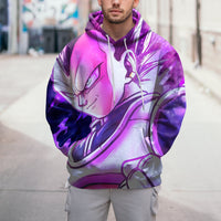 Dragon Ball Z Hoodie Colorful Vegeta Coat Unique Personality Many Sizes For Men Boy Kid Clothes DBP-1F Galaxy