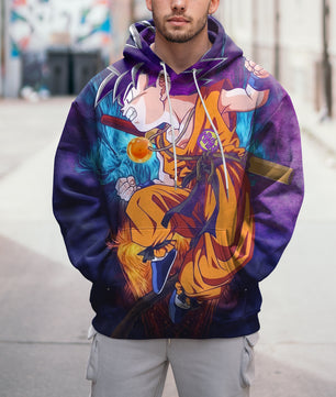 Lusy Store Dragon Ball Z Hoodie Colorful Goku Coat Unique Personality Many Sizes For Men Boy Kid Clothes DBP-3F Hoodies & Sweatshirts