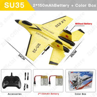 High-Flying RC Plane Yellow 2B Box SU35