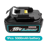 Original Li-Ion Battery – 18V, Available in 6.0Ah, 8.0Ah, 12.0Ah DC18RC Charger 1PCS 5Ah battery