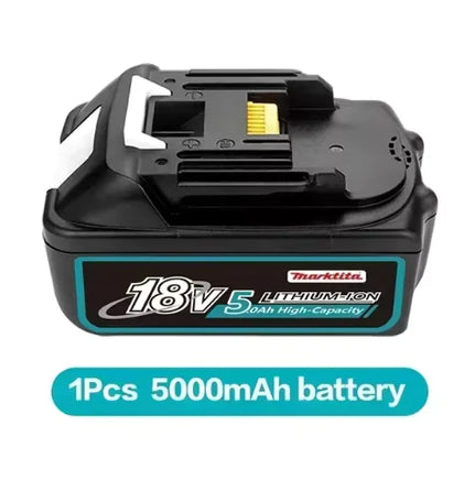 Original Li-Ion Battery – 18V, Available in 6.0Ah, 8.0Ah, 12.0Ah DC18RC Charger 1PCS 5Ah battery