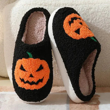 Halloween Slippers Black 40-41(255-260MM)